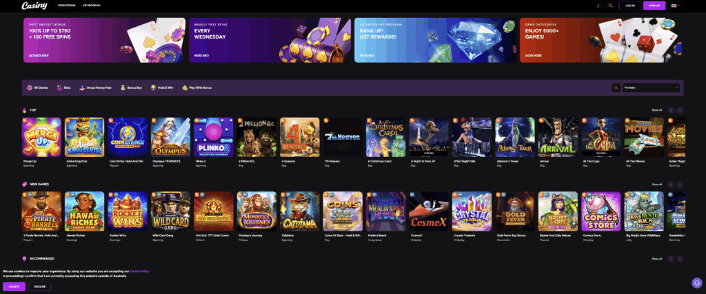 Unveiling the Thrills of Casiny Online Casino